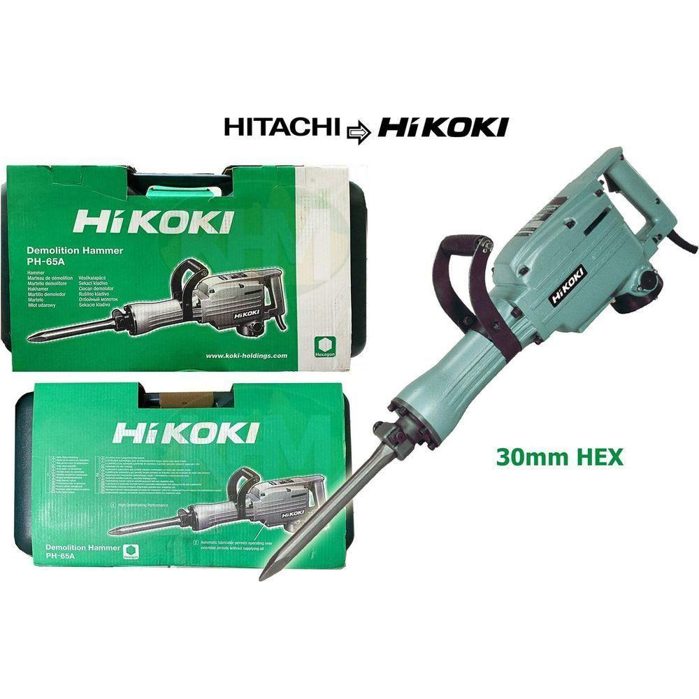 Hitachi (Hikoki) PH65A Demolition / Jack hammer 1240W 30mm HEX - KHM Megatools Corp. Hitachi (Hikoki) PH65A Demolition / Jack hammer 1240W 30mm HEX - KHM Megatools Corp.